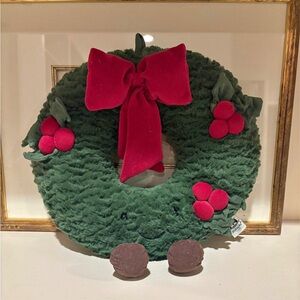 Jellycat Amuseable Little Christmas Wreath Collectable Plush Decoration